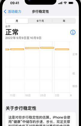 吉县iPhone手机维修如何在iPhone开启'步行稳定性通知'