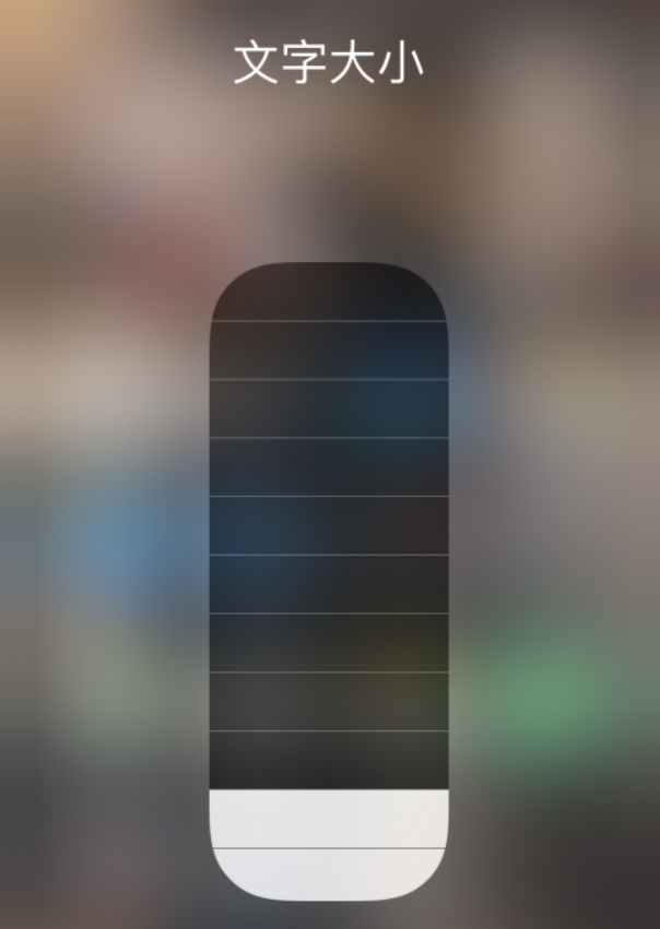 吉县苹果手机维修分享小技巧：在 iPhone 控制中心快速调节字体大小 